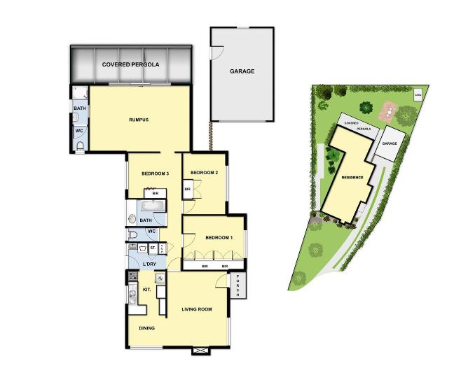 22 Medway Crescent, Boronia VIC 3155 — Floor plan