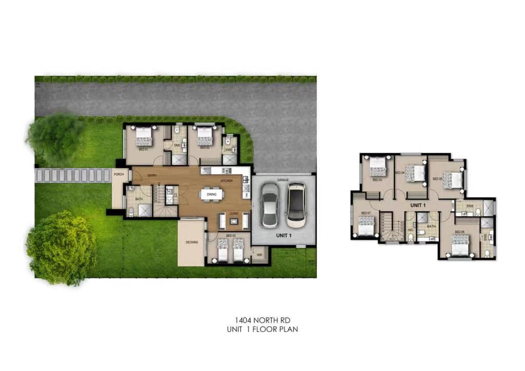 1/1404 North Road, Clayton VIC 3168 — Floor plan